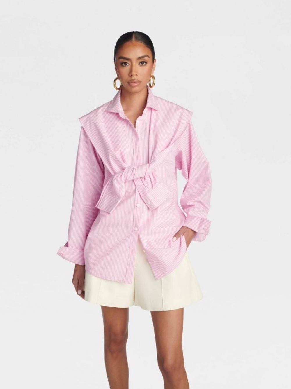 KBB by KAHLANA “The Double Layer Button Down Shirt”